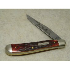 Parker-Frost USA 1978-5 (Schrade USA) Preferred Stock Series Red Bone Linerlock Trapper Knife in Box Parker-Frost USA 1978-5 (Schrade USA) Preferred Stock Series Red Bone Linerlock Trapper Knife in Box