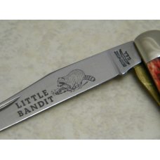 Parker-Frost USA 1978-5 (Schrade USA) Preferred Stock Series Red Bone Linerlock Trapper Knife in Box Parker-Frost USA 1978-5 (Schrade USA) Preferred Stock Series Red Bone Linerlock Trapper Knife in Box