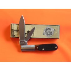 Russell (Green River Works) Barlow Knife w Brown Bone Handles +Blade Etch -Solingen Germany 