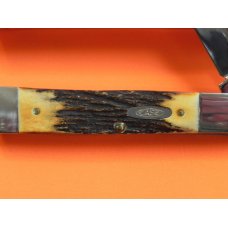 1989 Case xx Razor Pocket Knife with Great Stag Handles -Mdl# 52005 SS -NOS +Orig Box