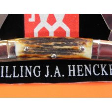 Vintage, NOS, J A Henckels 4 Blade Congress Knife w/ Nice Stag Handles w/ Step Down Bolsters -NOS Vintage, NOS, J A Henckels 4 Blade Congress Knife w/ Nice Stag Handles w/ Step Down Bolsters -NOS