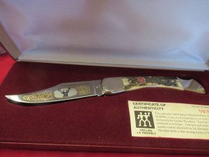 Henckels Stag Presentation Folding Hunter
