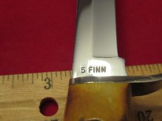 Case XX USA Stag Fixed Blade Pattern # 5 FINN Case XX USA Stag Fixed Blade Pattern # 5 FINN
