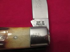 Case XX 1979 Stag Single Blade Trapper Pattern # 5154 SS Made for the NKCA Case XX 1979 Stag Single Blade Trapper Pattern # 5154 SS Made for the NKCA