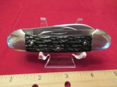 Rogers Wostenholm , England 1978  Bone Handle 3 Blade Canoe  For the NKCA 