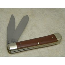 Fight'n Rooster Frank Buster & Son Celebrated Cutlery Germany Red "Nazi Adolf Hittler" Trapper Knife