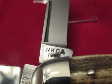 Fight'n Rooster Frank Buster Celebrated Cutlery Germany Pearl 1983 Jack Club Knife