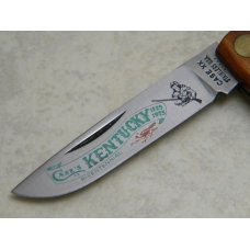 Case XX USA 1975 Wood P137 SS Kentucky Bicentennial Sodbuster Knife in Box