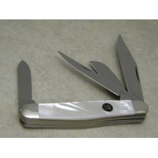 J.A. Henckels Germany Pearl HK25-MOP 4 Blade Stockman Knife in Box J.A. Henckels Germany Pearl HK25-MOP 4 Blade Stockman Knife in Box
