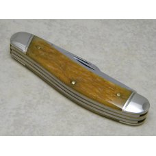 Winchester Made in USA Bone 5949 "20th Anniversary Knife World" 5 Blade Sowbelly Knife in Box c.1997