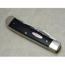 Case XX USA 6 Dot (1984) "The Coal Minor" Black LWE 2254 SS Trapper Knife in Box Case XX USA 6 Dot (1984) "The Coal Minor" Black LWE 2254 SS Trapper Knife in Box
