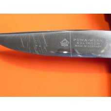 Early 60s PUMA Original Waidmesser Fur Schalenwild -Puma Werk, MDL# 3591 Game Keeper w/ Orig Sheath