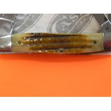 Case xx Roman Numeral 1994 3 Blade Whittler Knife w Jigged Greenish/Brown Bone Handles -MDL #SC06347 Case xx Roman Numeral 1994 3 Blade Whittler Knife w Jigged Greenish/Brown Bone Handles -MDL #SC06347