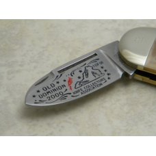 Bulldog Brand Germany Ivory "2000 Old Dominion Knife Collectors" Baby Sunfish Elephant Toe Knife Bulldog Brand Germany Ivory "2000 Old Dominion Knife Collectors" Baby Sunfish Elephant Toe Knife