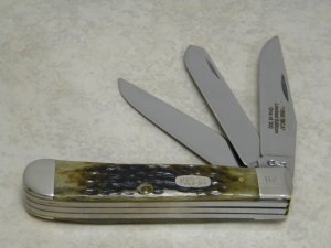 Case XX USA Green Bone 6354 SS 1998 IBCA Limited Edition 3 Blade Trapper Knife