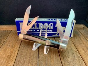 Bulldog Coon Stripe 4 Blade Congress Solingen Germany made 1995