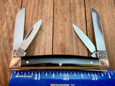 Bulldog Coon Stripe 4 Blade Congress Solingen Germany made 1995 Bulldog Coon Stripe 4 Blade Congress Solingen Germany made 1995