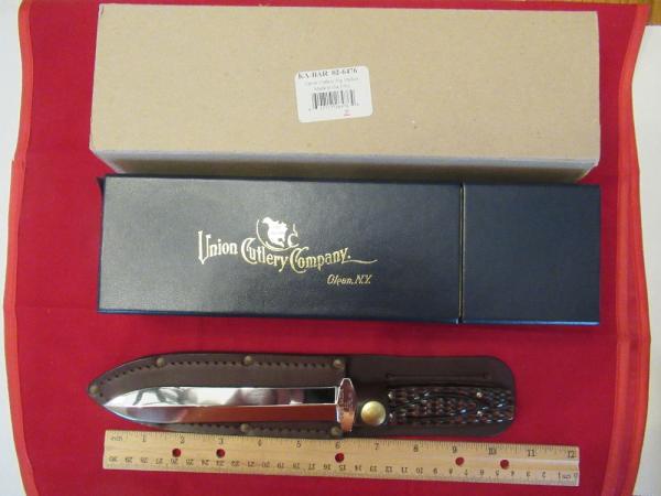 Kabar  Union Razor Co. Tidioute PA. Bone Handle Pig Sticker 