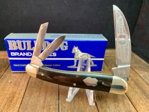 Bulldog Solingen Germany Whittler in Buffalo Horn DROP DEAD GORGEOUS!