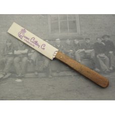 Queen Cutlery Paring Knife with wood handle: 6 ½’ overall with 3 1/8’ stainless steel blade, circa 1 Queen Cutlery Paring Knife with wood handle: 6 ½’ overall with 3 1/8’ stainless steel blade, circa 1