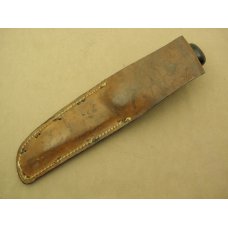 Camillus Cutlery, NY, U. S Navy Mark 1 WWII fighting knife with leather sheath: ’ Camillus Cutlery, NY, U. S Navy Mark 1 WWII fighting knife with leather sheath: ’