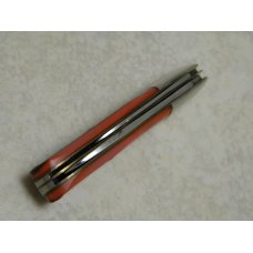 Robeson ShurEdge USA 521168 Saw Cut Strawberry Delrin 2 Blade Barlow Knife c.1960's