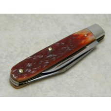 Robeson ShurEdge USA 622026 Jigged Strawberry Bone 2 Blade Jack Knife c.1950's (Store Display) Robeson ShurEdge USA 622026 Jigged Strawberry Bone 2 Blade Jack Knife c.1950's (Store Display)