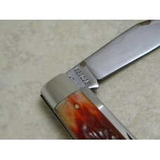 Robeson ShurEdge USA 622026 Jigged Strawberry Bone 2 Blade Jack Knife c.1950's (Store Display) Robeson ShurEdge USA 622026 Jigged Strawberry Bone 2 Blade Jack Knife c.1950's (Store Display)