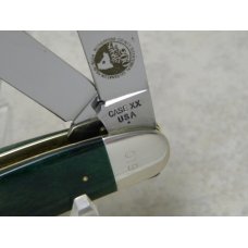 Case XX USA 1 Dot (1979) Smooth Green Bone SG63047 "Rutherford County Bicentennial" Stockman Knife Case XX USA 1 Dot (1979) Smooth Green Bone SG63047 "Rutherford County Bicentennial" Stockman Knife