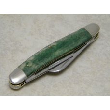 Case XX USA 1 Dot (1979) Smooth Green Bone SG63047 "Rutherford County Bicentennial" Stockman Knife Case XX USA 1 Dot (1979) Smooth Green Bone SG63047 "Rutherford County Bicentennial" Stockman Knife