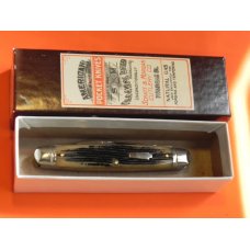 Schatt & Morgan Whittler Pocket Knife w/ Great Winterbottom Bone Handles & Blade Etch NOS +Orig Box Schatt & Morgan Whittler Pocket Knife w/ Great Winterbottom Bone Handles & Blade Etch NOS +Orig Box