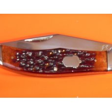A G Russell Hunter Lockback Pocket Knife w/ Beautiful Chestnut Brown Bone Handles & Acorn Shield A G Russell Hunter Lockback Pocket Knife w/ Beautiful Chestnut Brown Bone Handles & Acorn Shield