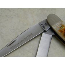 Case XX SS USA 1989 Amber Bone 6318 SSP Tested XX Razor Edge Stockman Knife Case XX SS USA 1989 Amber Bone 6318 SSP Tested XX Razor Edge Stockman Knife