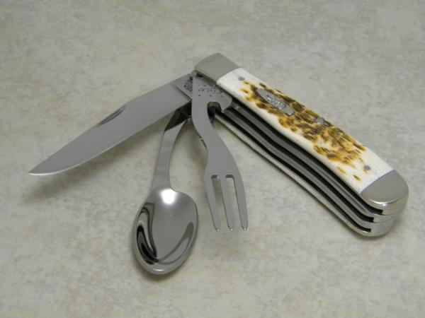 Case XX USA 2012 Amber Bone 6254 HB SS Take Apart Hobo Trapper Knife Case XX USA 2012 Amber Bone 6254 HB SS Take Apart Hobo Trapper Knife