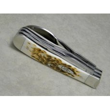 Case XX USA 2012 Amber Bone 6254 HB SS Take Apart Hobo Trapper Knife Case XX USA 2012 Amber Bone 6254 HB SS Take Apart Hobo Trapper Knife