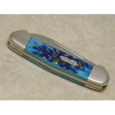 Case XX USA 2006 Blue Bone 62132 SS Limited Edition 1 of 3000 Baby Butterbean Mini Canoe Knife Case XX USA 2006 Blue Bone 62132 SS Limited Edition 1 of 3000 Baby Butterbean Mini Canoe Knife