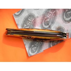 Case xx 1988 Dog Leg Trapper Pocket Knife with Super Stag Handles & Fox Blade Etch -NOS and MINT
