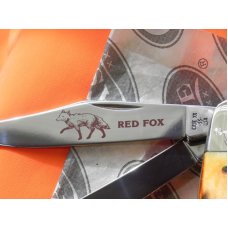 Case xx 1988 Dog Leg Trapper Pocket Knife with Super Stag Handles & Fox Blade Etch -NOS and MINT