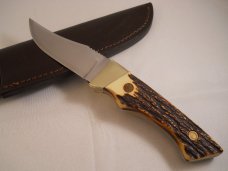 Schrade + USA SC503 Scrimshaw Moby Dick Trapper Lock Knife - NIB Schrade + USA SC503 Scrimshaw Moby Dick Trapper Lock Knife - NIB