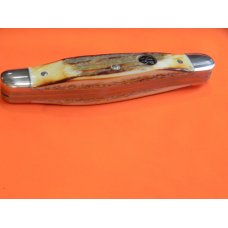 Vintage J A Henckels 3 Blade Stockman Pocket Knife (HK-3-S) w Stag Handles -NOS Vintage J A Henckels 3 Blade Stockman Pocket Knife (HK-3-S) w Stag Handles -NOS
