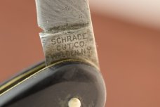 VINTAGE SCHRADE CUT CO WALDEN NY USA 1932-1950 BLACK SWITCH BLADE KNIFE (5792) VINTAGE SCHRADE CUT CO WALDEN NY USA 1932-1950 BLACK SWITCH BLADE KNIFE (5792)