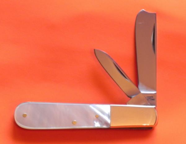 Vintage Taylor Cutlery 2 Blade Razor Pocket Knife with Great Mother Of Pearl Handles. NOS Vintage Taylor Cutlery 2 Blade Razor Pocket Knife with Great Mother Of Pearl Handles. NOS