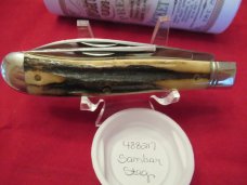 Case XX USA 1998 Lizard Skin Burnt Lite Green Bone 61549L SS Copperlock Knife - SFO - NIB Case XX USA 1998 Lizard Skin Burnt Lite Green Bone 61549L SS Copperlock Knife - SFO - NIB