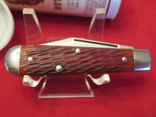Great Eastern Lyle's Lich Creek Rust Red Jigged Bone Boy's Knife Pattern # 141118 Great Eastern Lyle's Lich Creek Rust Red Jigged Bone Boy's Knife Pattern # 141118