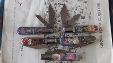 Novelty Knife Cowboy Movie Hero 5 piece cllection Novelty Knife Cowboy Movie Hero 5 piece cllection