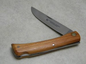 J.A. Henckels Solingen Germany Wood # 610 Large Sodbuster Lockback Knife