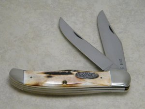 Ka-Bar Olean NY Stag CK95 Folding Hunter Knife - 1995 KA-BAR Knife Collectors Club