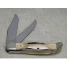 Ka-Bar Olean NY Stag CK95 Folding Hunter Knife - 1995 KA-BAR Knife Collectors Club Ka-Bar Olean NY Stag CK95 Folding Hunter Knife - 1995 KA-BAR Knife Collectors Club