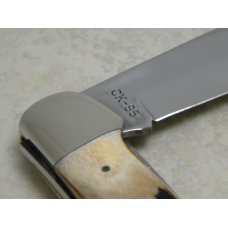Ka-Bar Olean NY Stag CK95 Folding Hunter Knife - 1995 KA-BAR Knife Collectors Club Ka-Bar Olean NY Stag CK95 Folding Hunter Knife - 1995 KA-BAR Knife Collectors Club