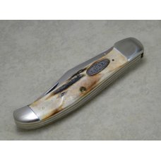 Ka-Bar Olean NY Stag CK95 Folding Hunter Knife - 1995 KA-BAR Knife Collectors Club Ka-Bar Olean NY Stag CK95 Folding Hunter Knife - 1995 KA-BAR Knife Collectors Club
